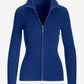 Ribbed Full Zip Cardigan Lapis Blue
