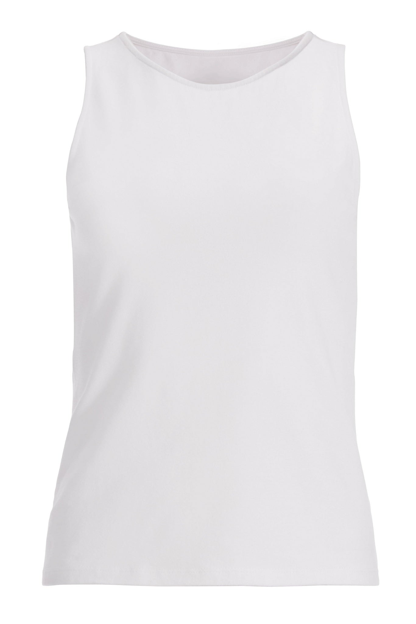 So Sexy High Neck Knit Tank 2BL16 White