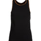 B Active Animal Trim Tank Top Black Multi