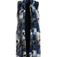 Multi Color Faux Fur Vest Blue Multi