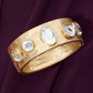 Crystal Gem Cuff Gold