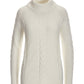 Cable Turtleneck Sweater Off White