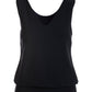 Beyond Travel Sleeveless Blouson Top Jet Black