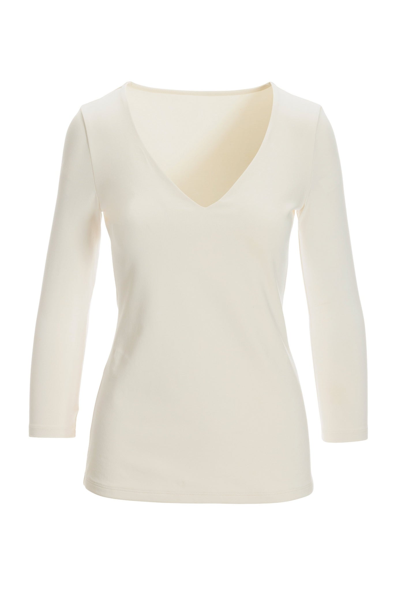 So Sexy V Neck Top Cream