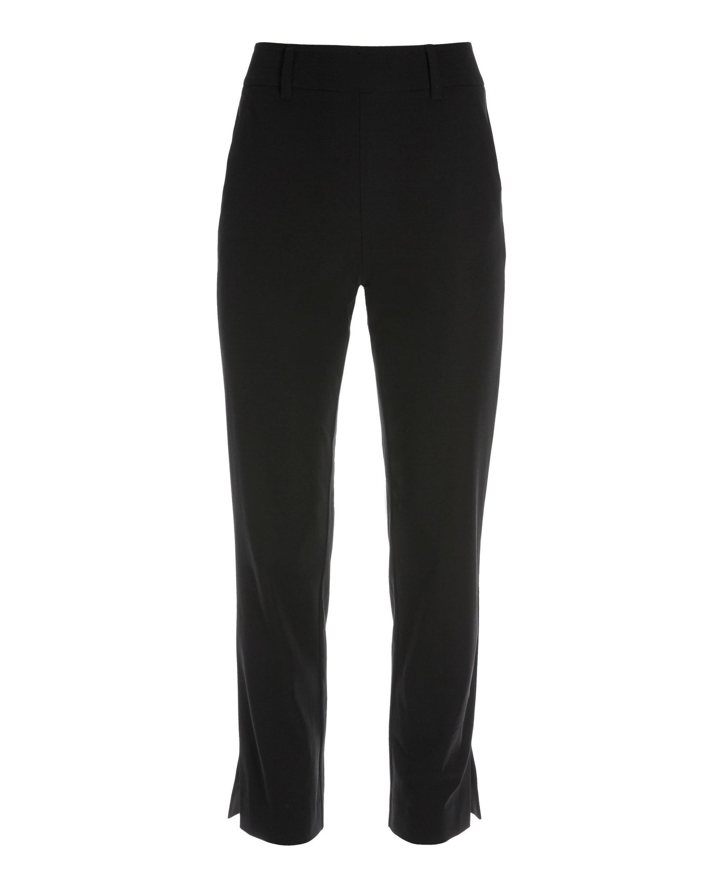 Newport Twill Pull on Crop Pant Black