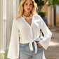 Statement Shell and Raffia Necklace Natural
