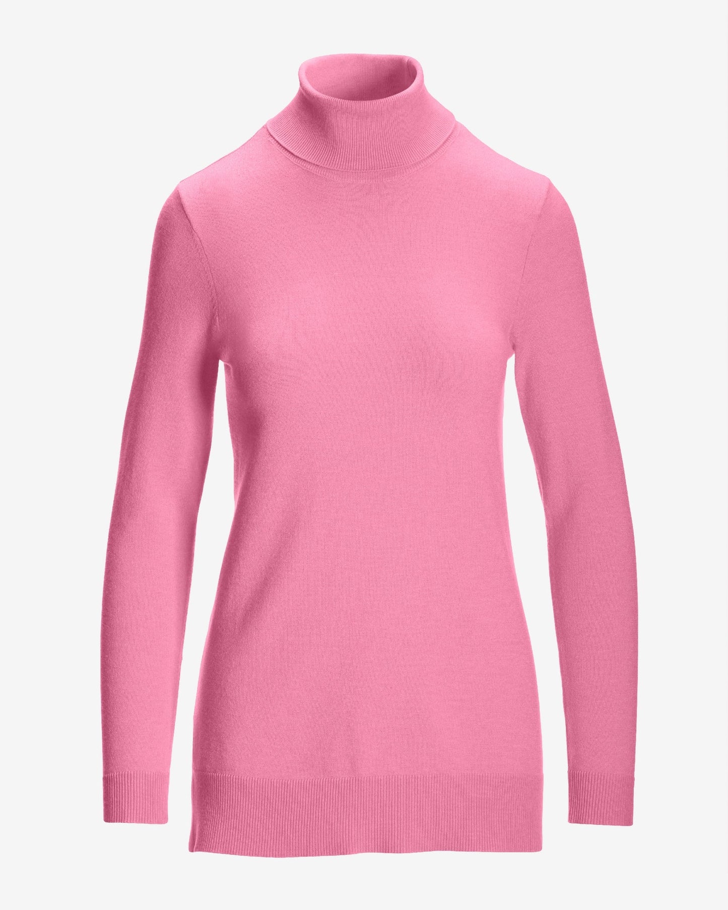 Lightweight Turtleneck Sweater Sachet Pink
