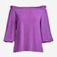 So Chic Off The Shoulder Top Iris Orchid