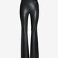 Monterey Faux Leather Pull-On Bootcut Pant Black