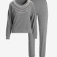 Pearl Necklace Lounge Set Medium Heather Gray