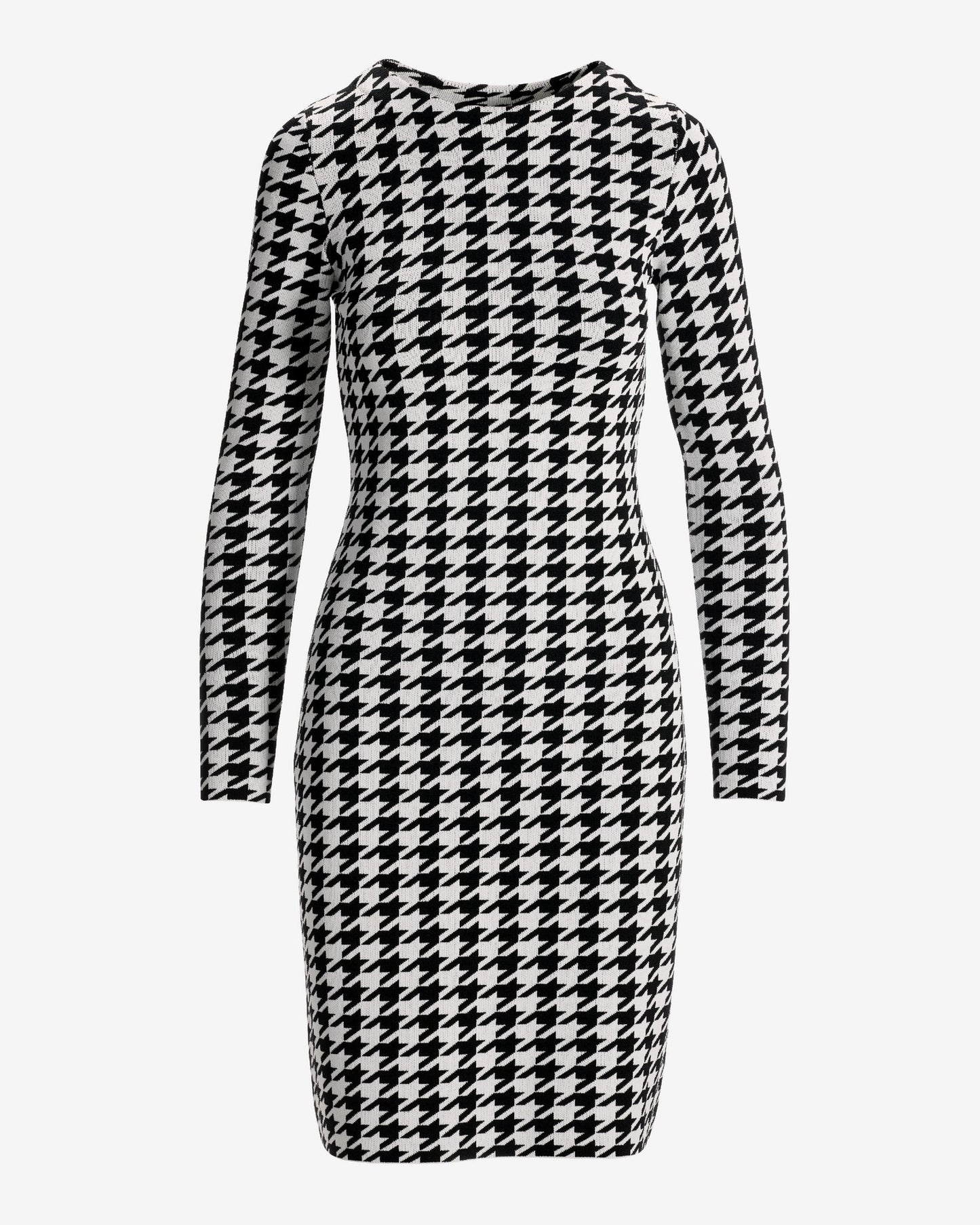 Park City Houndstooth Sculpting Sweater Dress Park City Houndstooth