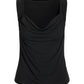 So Chic Cowl Neck Tank Black