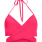 Swim Sense Underwire Wrap Bikini Top 2AJ56 Fandango Pink