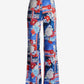 Malibu Print Wide Leg Pant Patriotic Patchwork