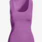 So Modern Scoop Neck Tank Top Iris Orchid