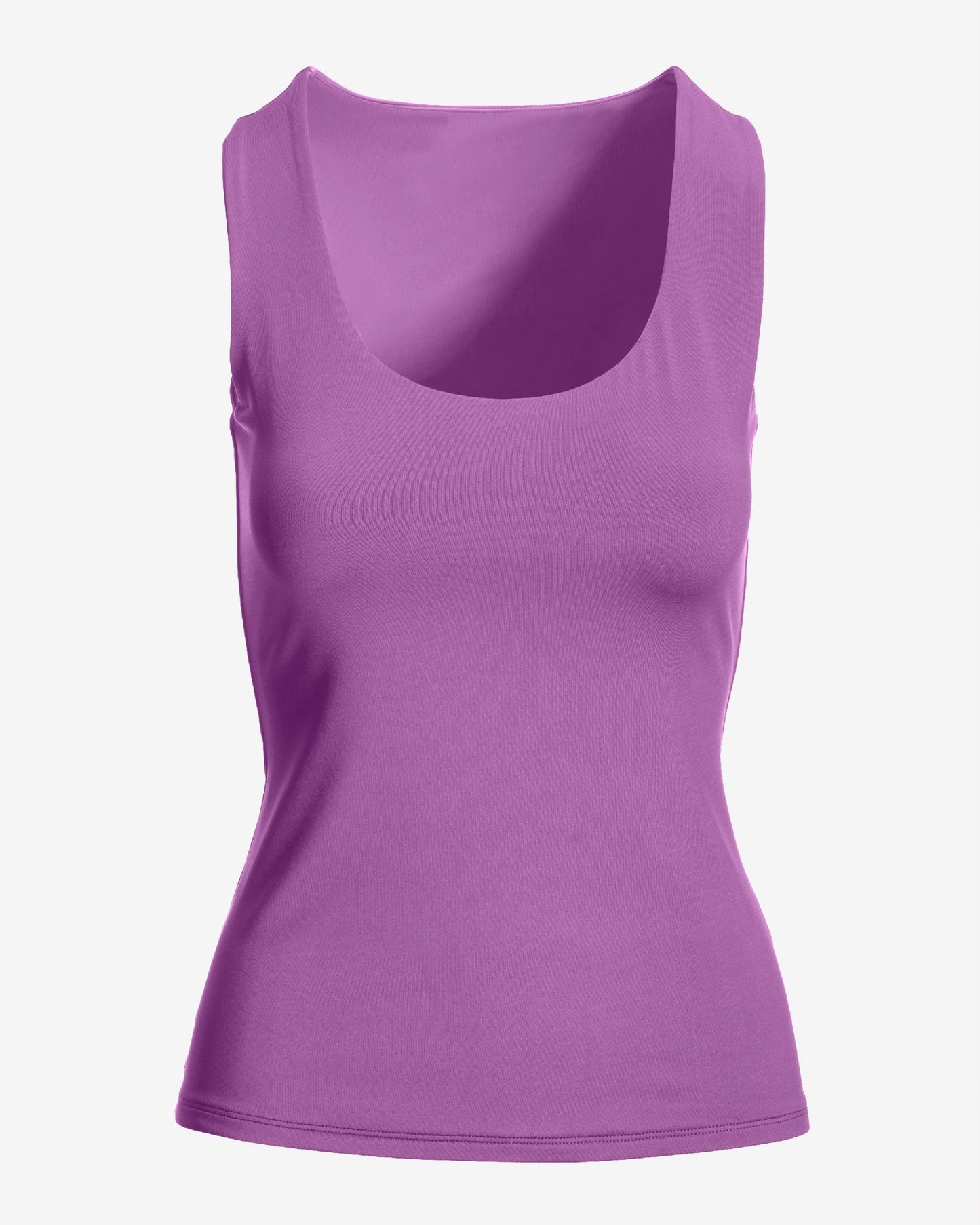 So Modern Scoop Neck Tank Top Iris Orchid