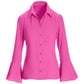 Alexa Flare Sleeve Shirt Rose Violet