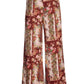 Patchwork Print High Waist Palazzo Pant Multi