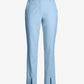 Newport Modern Slim Straight Leg Slit Front Trouser Pant Blue Bell
