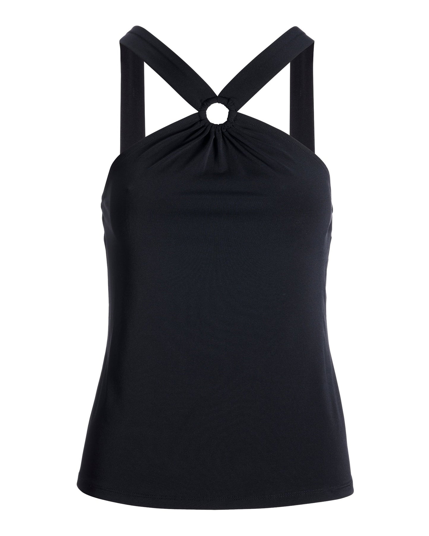Ring Detail Tank Top Black