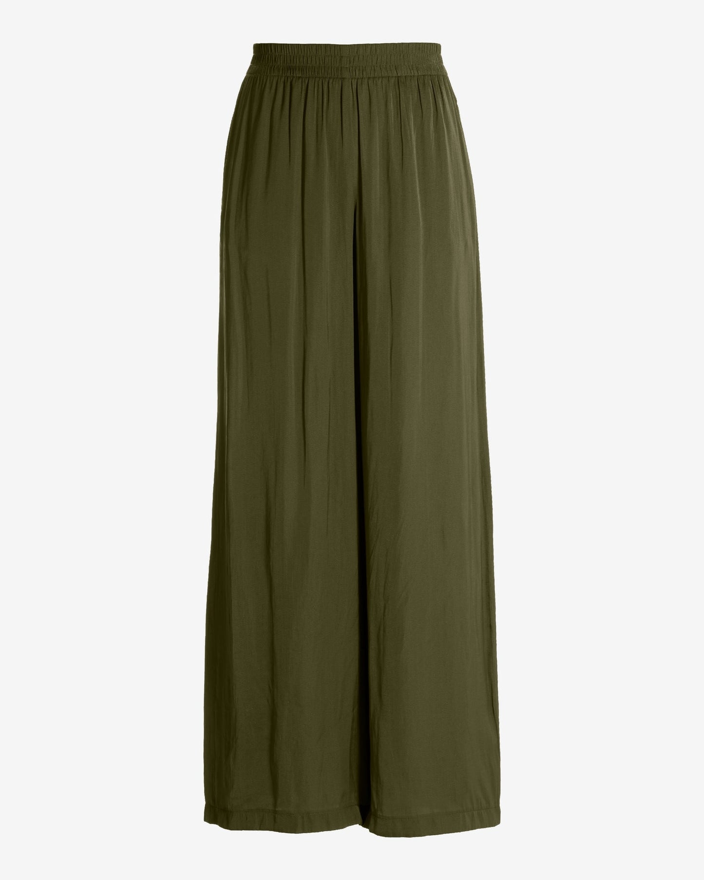 Malibu Flowy Wide Leg Pant Moss Green