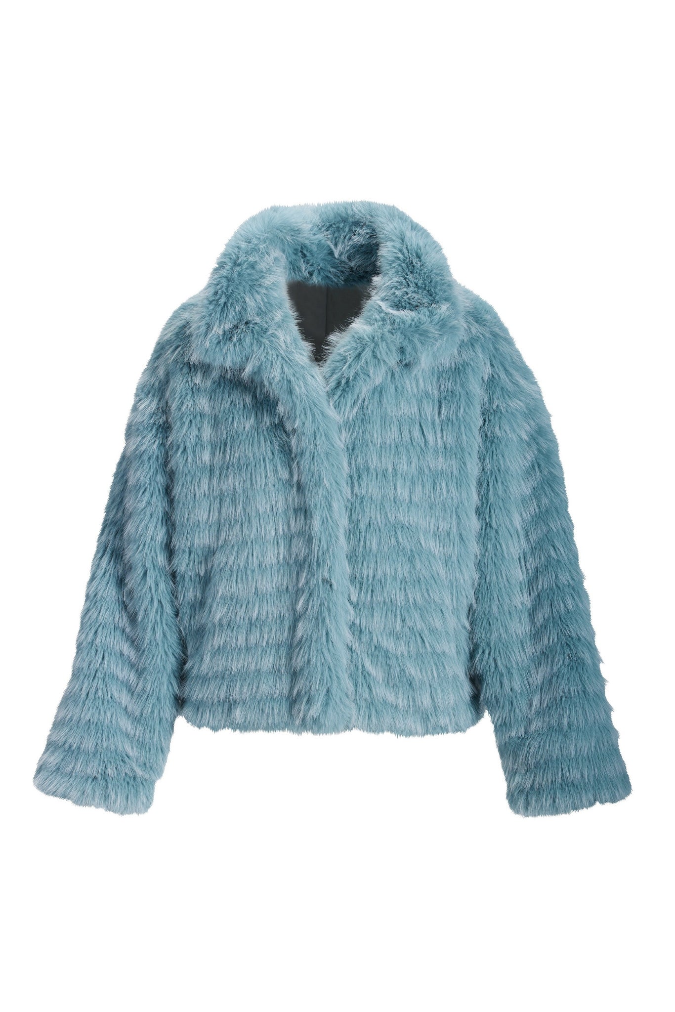 Faux-Fur Blue Ice Jacket Blue Ice
