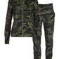 Cool Camo and Animal Puff Slv Set Green/Gray