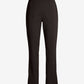 Newport Modern Slim Straight Side Slit Trouser Pant Chocolate Torte