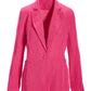 Easy Linen Single Breasted Blazer Pink