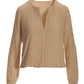 Over the Top Pearl Blouse Champagne