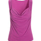 So Chic Cowl Neck Tank Rosebud