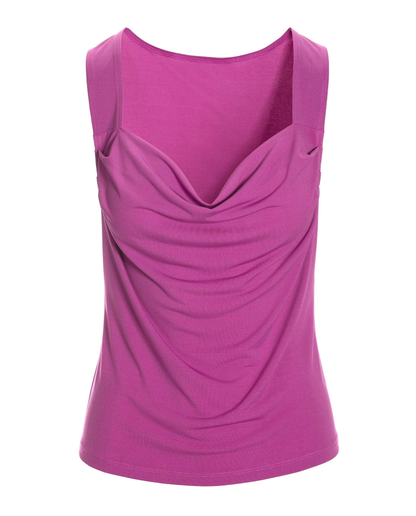 So Chic Cowl Neck Tank Rosebud