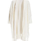 Pearl Embellished Poncho Off White