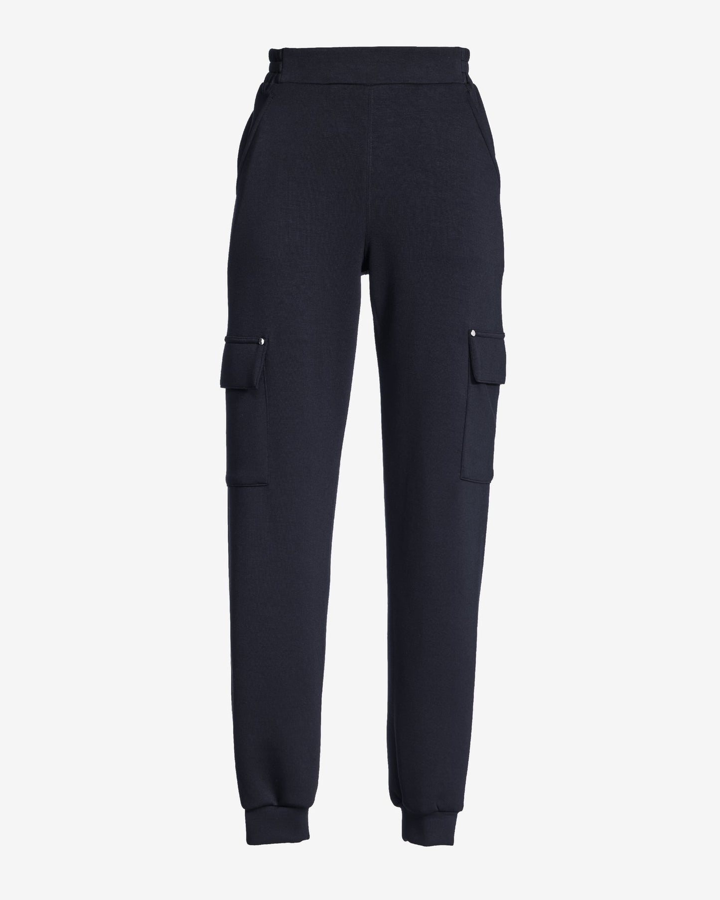 Luxe Lounge Cargo Pocket Jogger Black