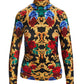 So Chic Holiday Status Printed Turtleneck Black/Gold