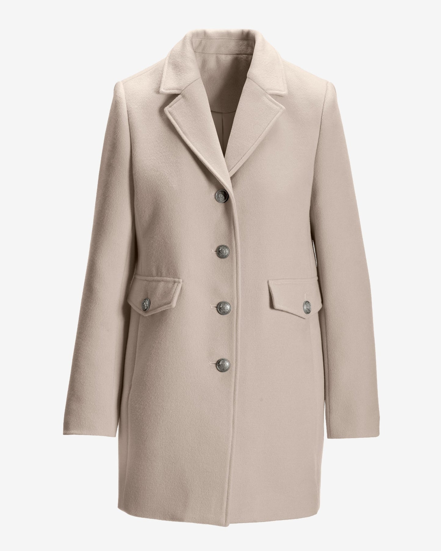 Classic Tailored Coat Pearl