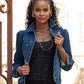 Layered Silver Chain Necklace Antique Silver