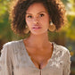 Woven Seashell Earrings Neutral Multi