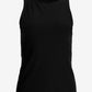 So Sexy High Neck Tank Knit Top Black