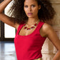 Gem Gold Necklace Ruby