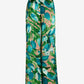 Malibu Burnout Print Wide Leg Pant Blue/Green Multi