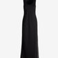 Side Stripe Maxi Sport Dress Black/White