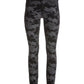 Crystal Embellished Camo Ankle Jean Black/Gray