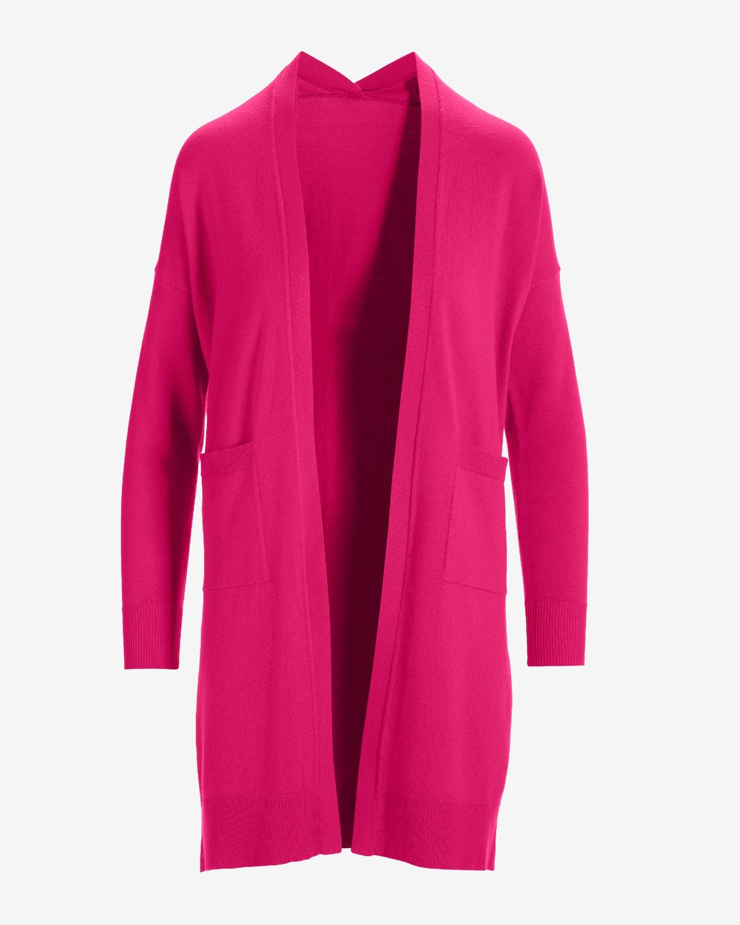 Lightweight Long Effortless Cardigan Cabaret Pink