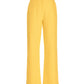 Malibu Polished Linen Wide Leg Trouser Pant Lemon Drop