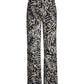 Beyond Travel Jungle Mix Print Palazzo Pant Black Multi