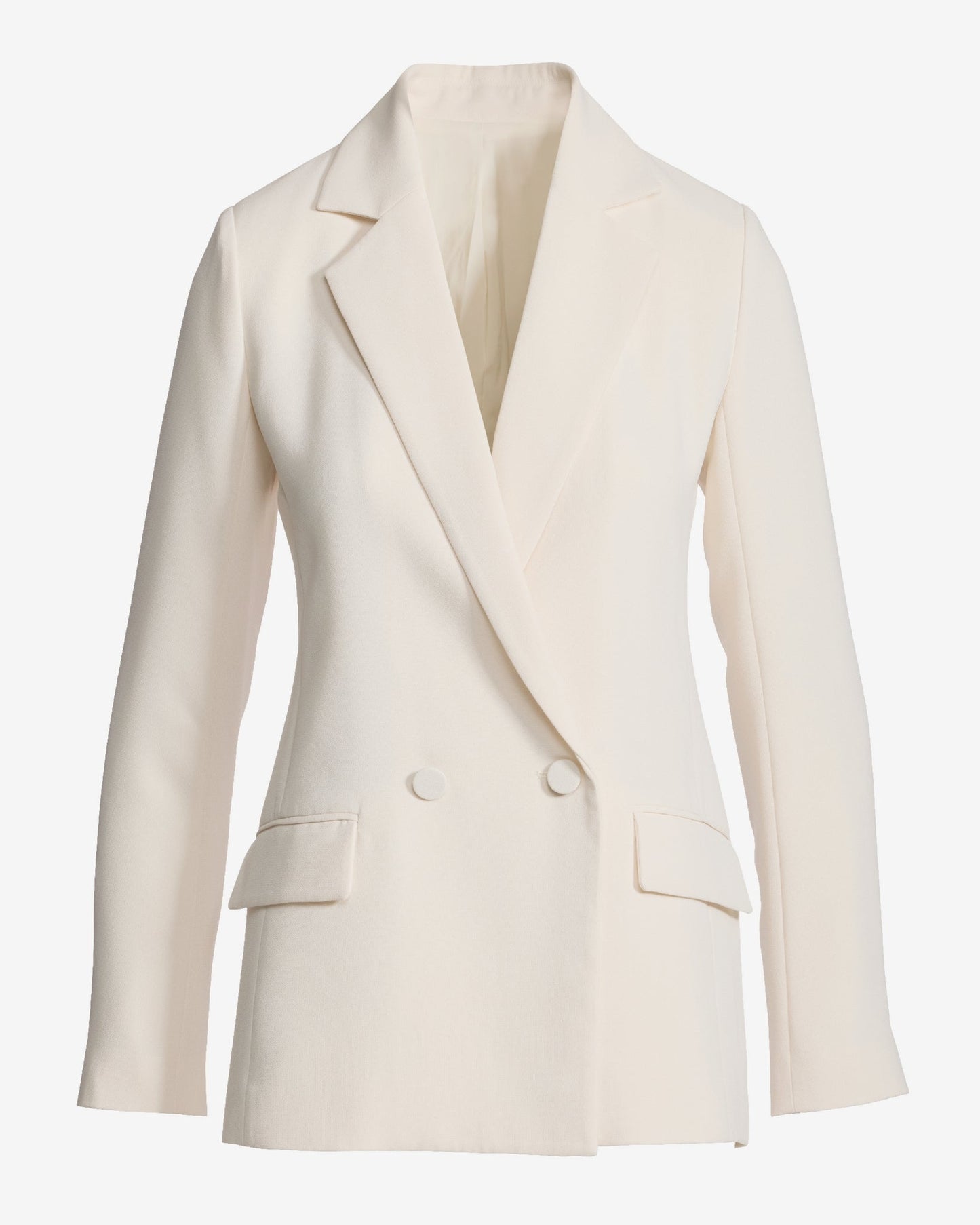 Effortless Drape Blazer Off White