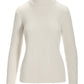 Plush Turtleneck Sweater Off White