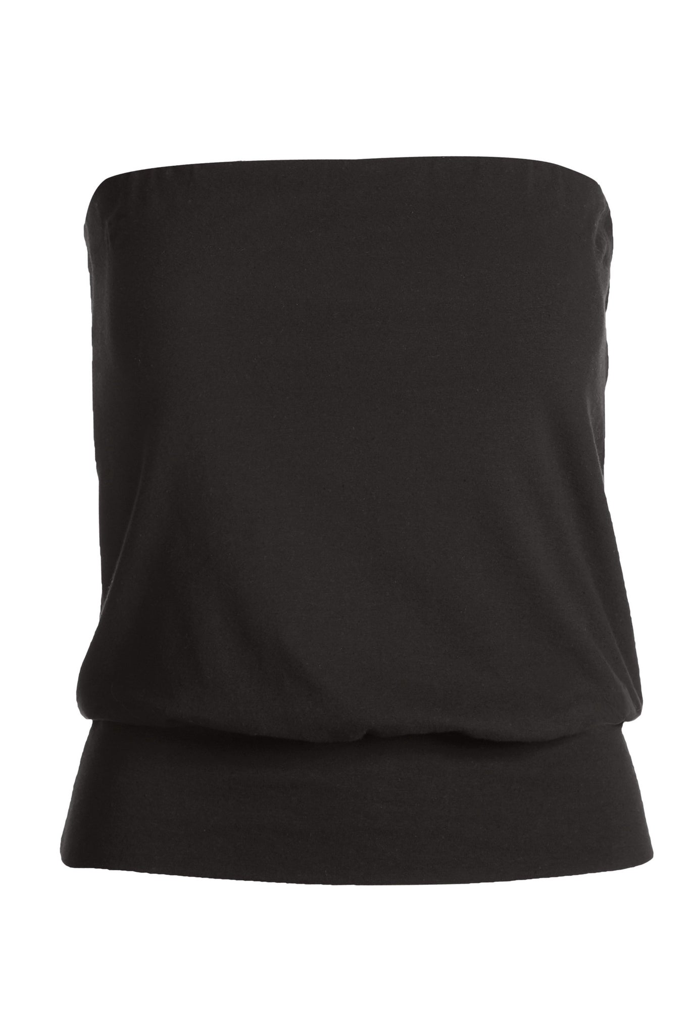 So Sexy Strapless Blouson Tube Top 2BL20 Black