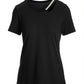 Pearl Cut Out T Shirt Proper Black